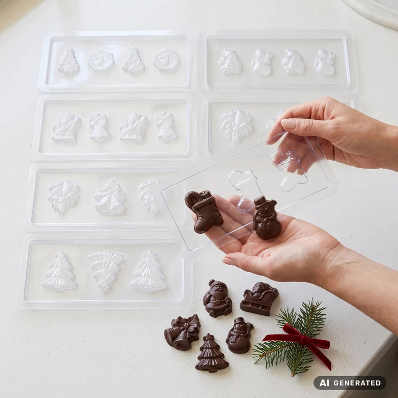 Schokoladenformen Weihnachten 6er-Set