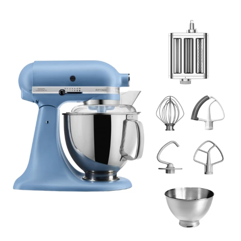 KitchenAid 4,8 L 5KSM175 Artisan Küchenmaschine Pastalover mit 3-in-1 Nudelvorsatz