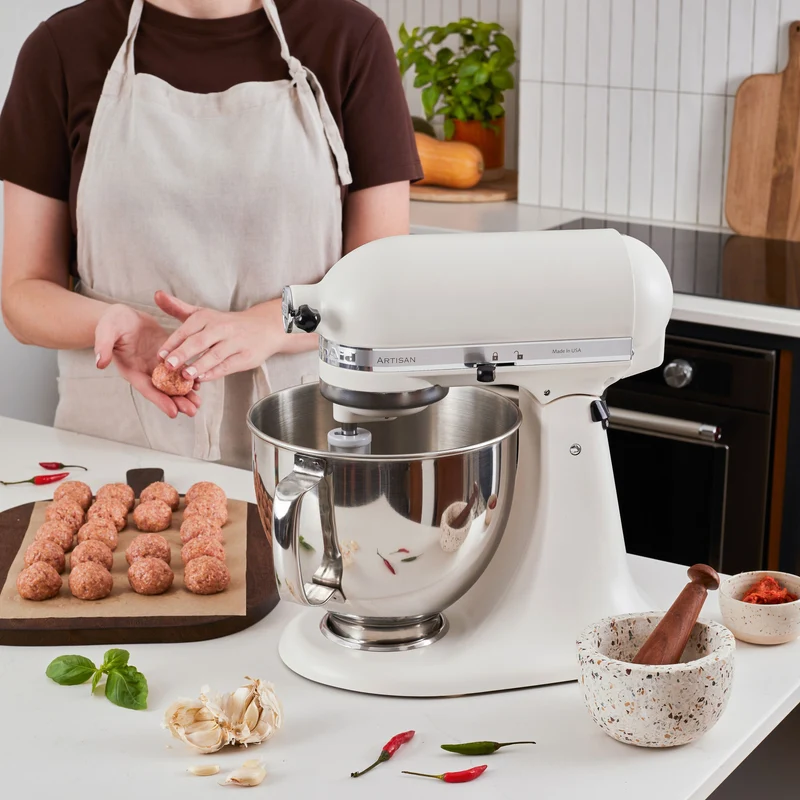 KitchenAid 4,8 L 5KSM175 Artisan Küchenmaschine Pastalover mit 3-in-1 Nudelvorsatz