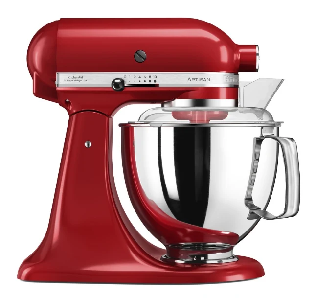 KitchenAid 4,8 L 5KSM175 Artisan Küchenmaschine Pastalover mit 3-in-1 Nudelvorsatz