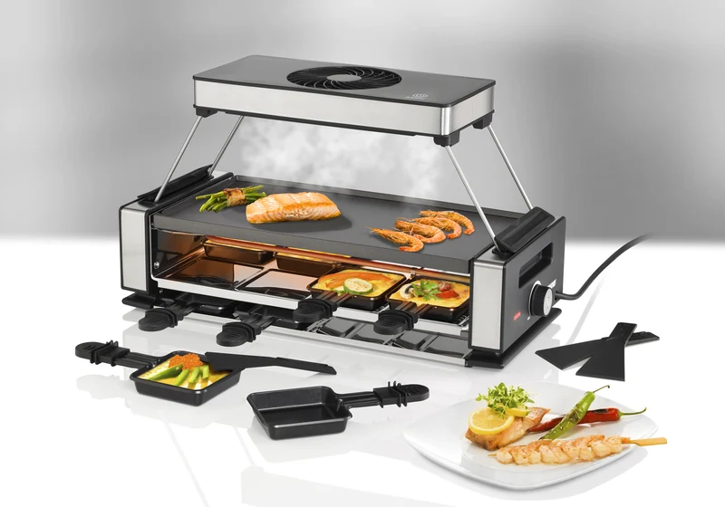 Raclette Smokeless Bundle inkl. Raclette Buch Deluxe