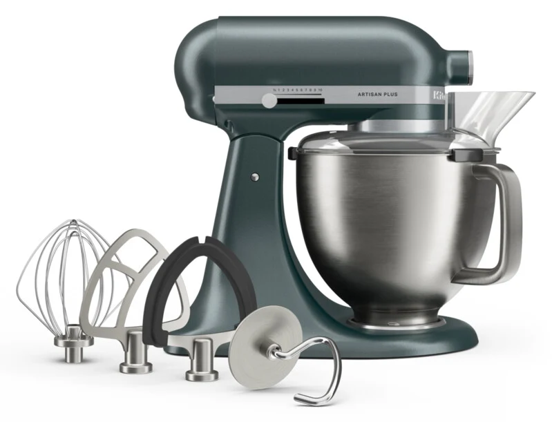 KitchenAid 4,7L 5KSM50PKVE Küchenmaschine - Artisan Plus mit GRATIS Glasschüssel