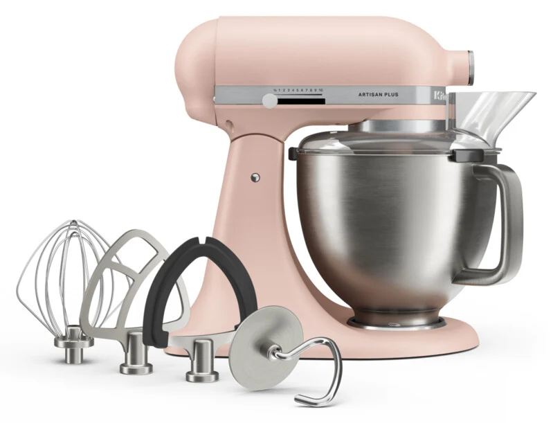 KitchenAid 4,7L 5KSM50PKVE Küchenmaschine - Artisan Plus mit GRATIS Glasschüssel