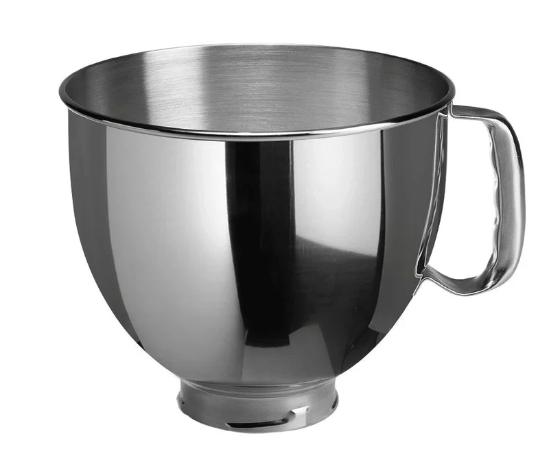 KitchenAid Set Edelstahlschüssel 5K5THSBP + Gemüseschneider 5KSMVSA