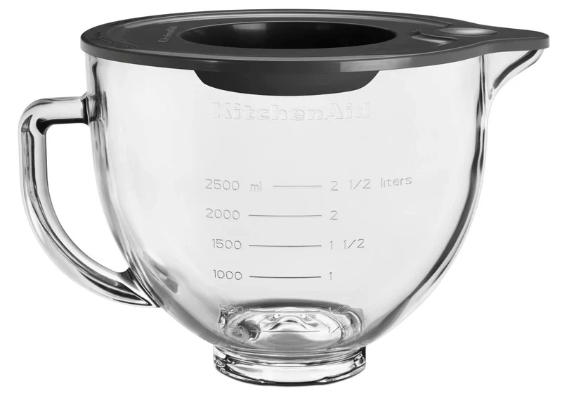 KitchenAid Set Glasschüssel 5KSM5GB + Gemüseschneider 5KSMVSA