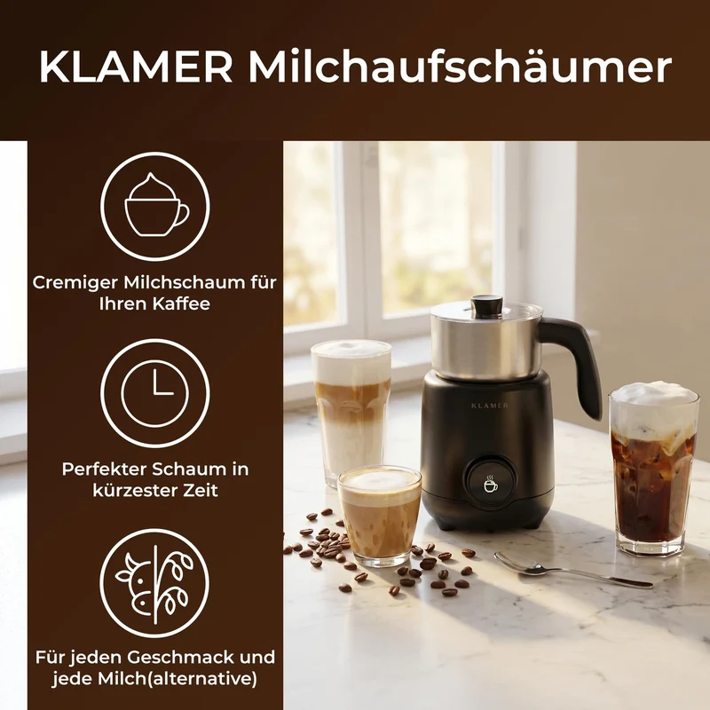 Milchaufschäumer Elektrisch 550W