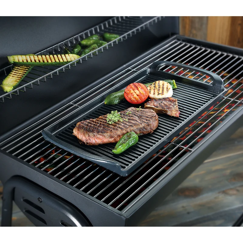 Grillplatte 38cm, schwarz