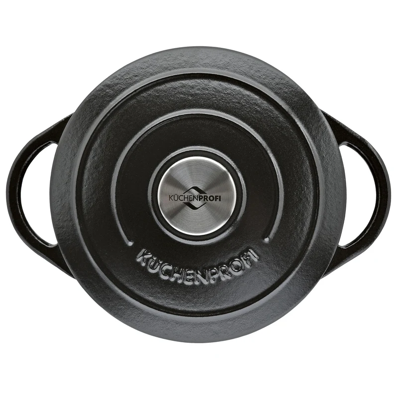 Bratentopf rund, 20 cm classic black
