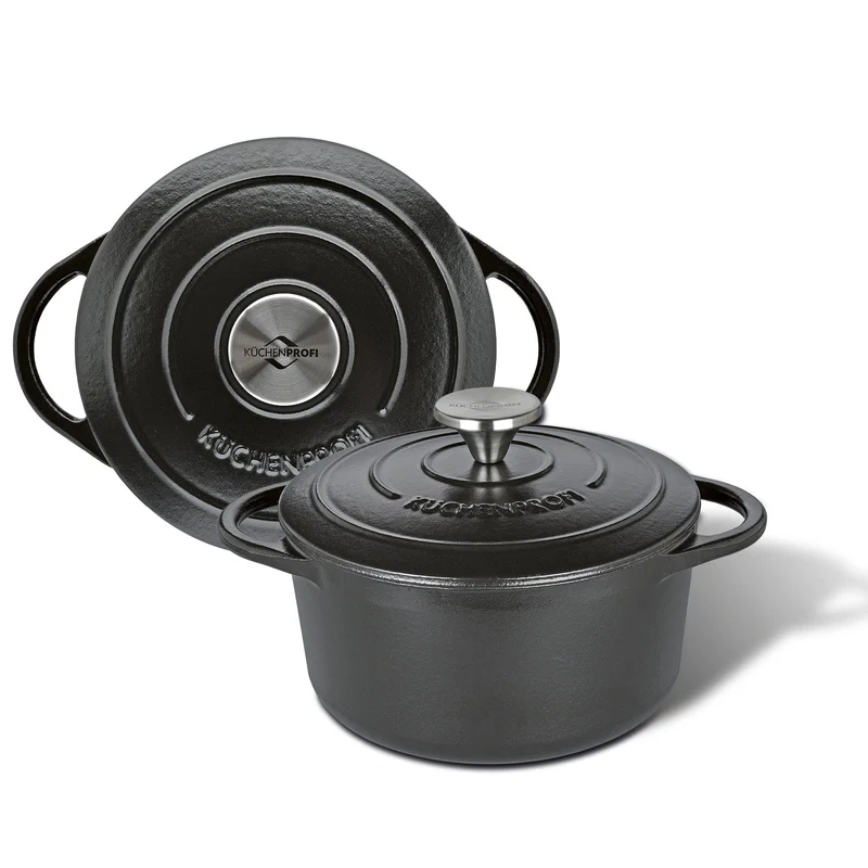 Bratentopf rund, 20 cm classic black