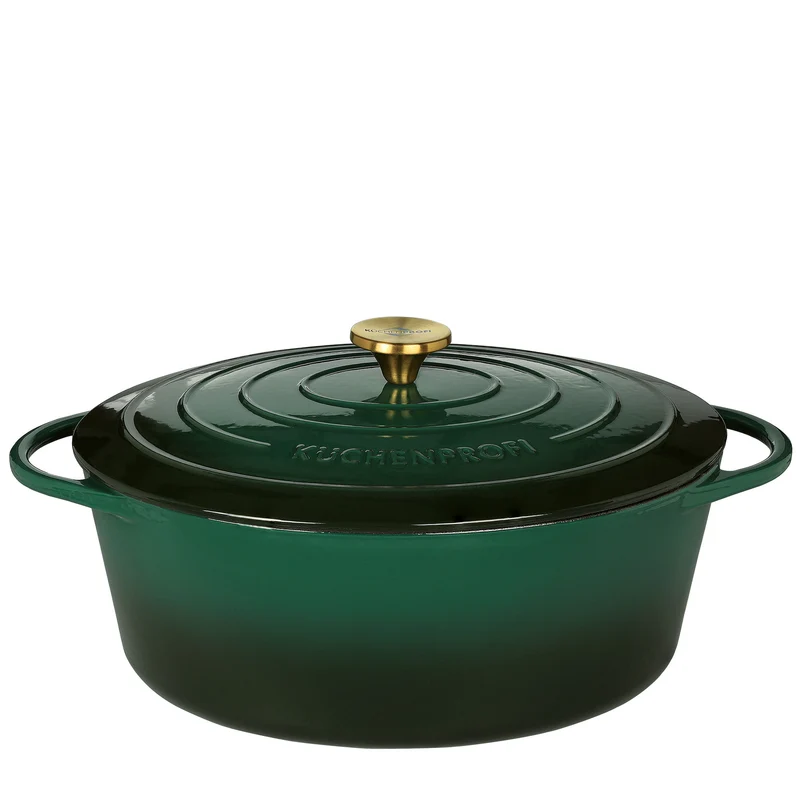 Bratentopf oval, 33 cm racing green