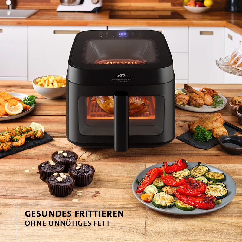 Fritteuse heißluft ETA Fritta Ultima 7168 90000 (ETA716890000) schwarz