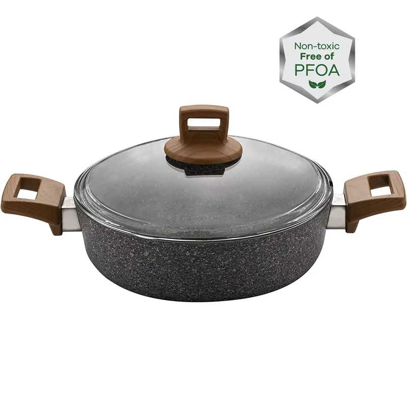 Karaca Silver Stein Granit 30 cm İnduktionskochtopf