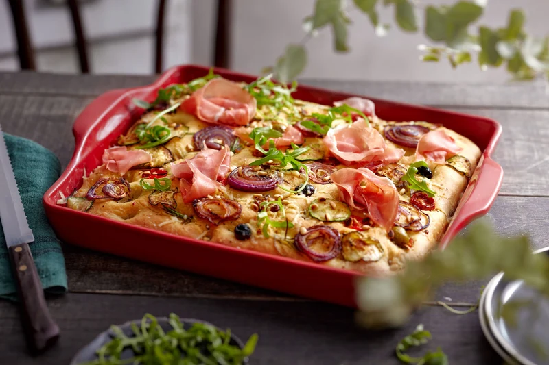 Emile Henry Focaccia