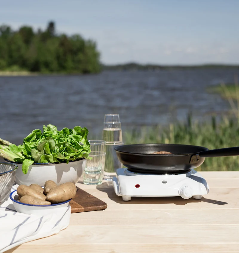 Cooktop single hot plate