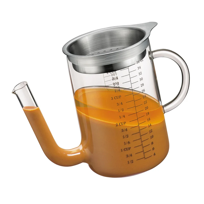 Fett-Trennkanne 1l mit ES-Sieb
