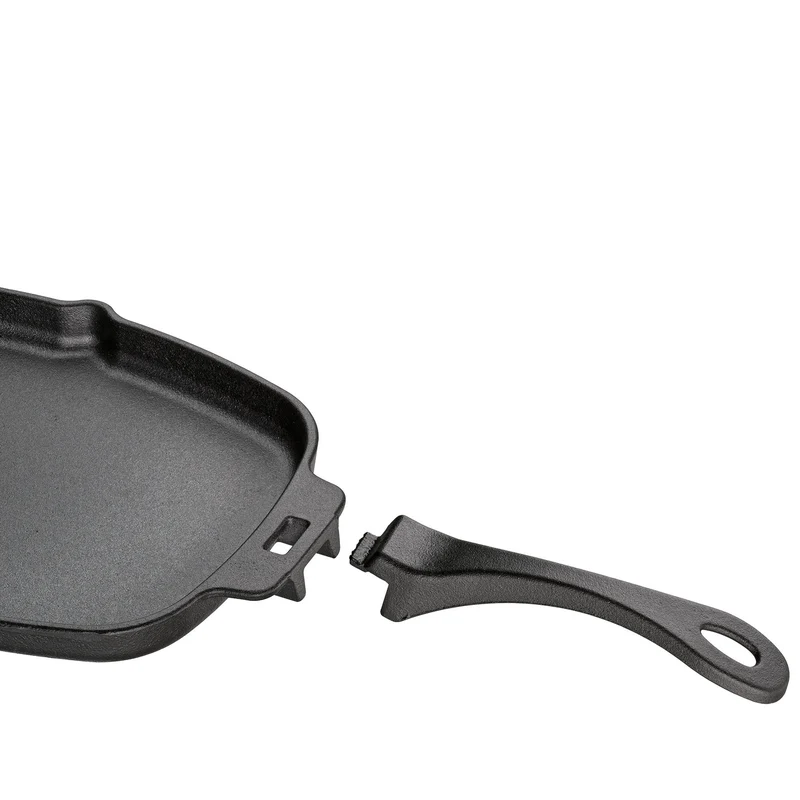 Servierpfanne oval mit abnehmbarem Griff