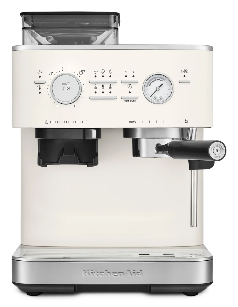 KitchenAid halbautomatische Espressomaschine mit Gratmahlwerk 5KES6551 inkl. GRATIS Illy Exploration Kit