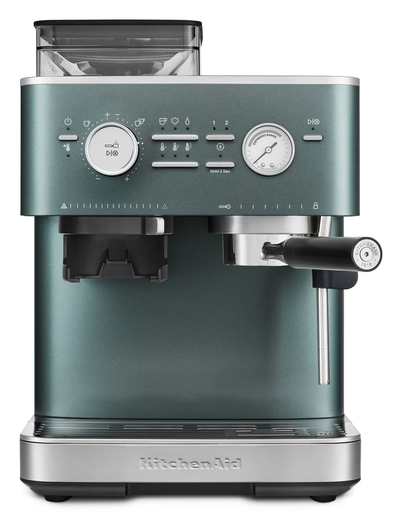 KitchenAid halbautomatische Espressomaschine mit Gratmahlwerk 5KES6551 inkl. GRATIS Illy Exploration Kit