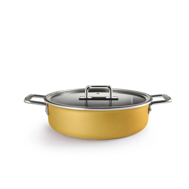 Karaca Mastermaid BioDiamond 9-teiliges Kochtopfset Yellow