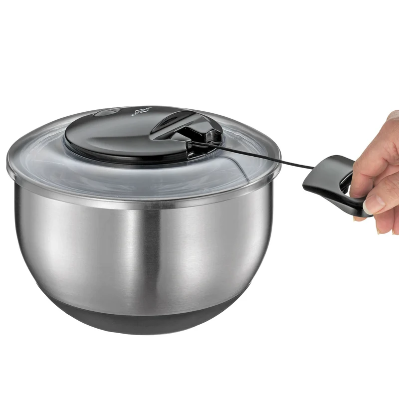 Salatschleuder TURBO, Edelstahl