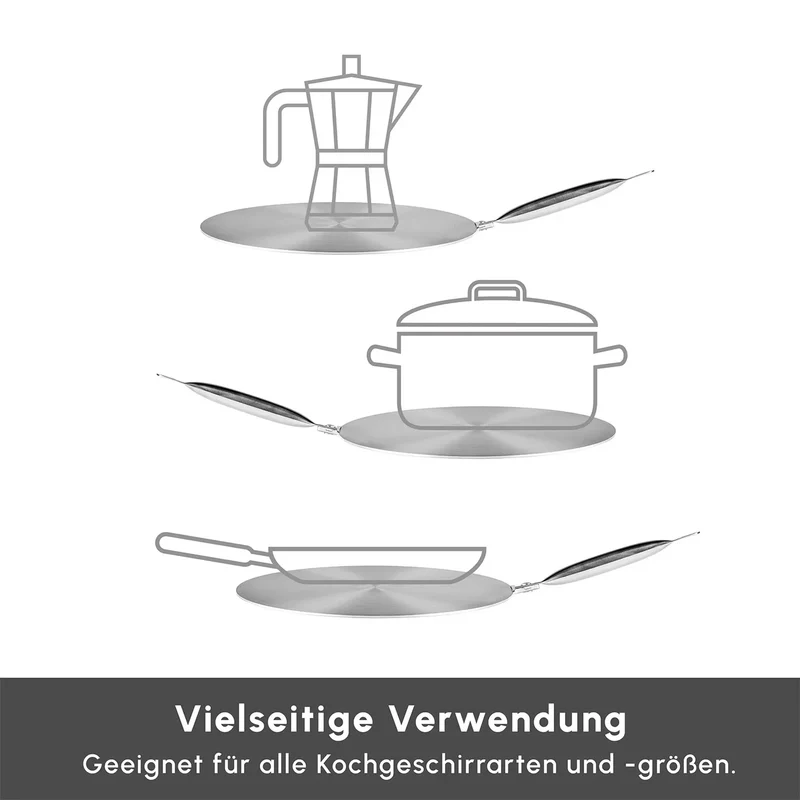 Karaca Induktions Sockel aus Stahl, 19 cm