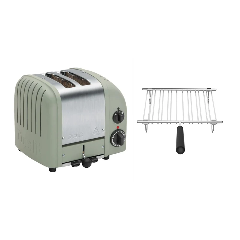 Dualit Toaster Paket 1, 2er Toaster mit Brötchenaufsatz