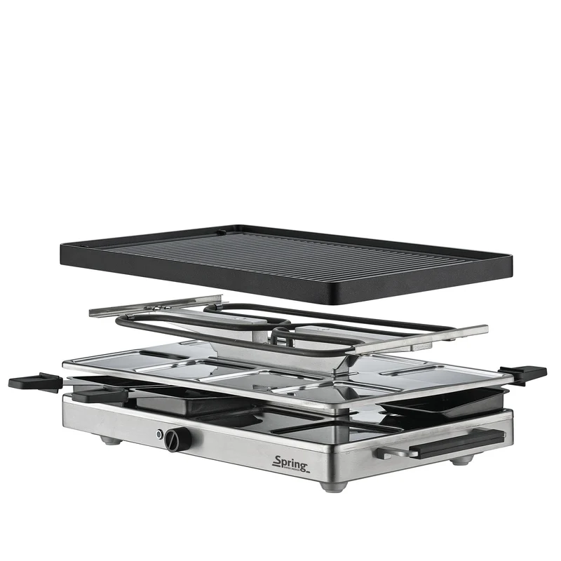 Raclette mit Alugrillplatte