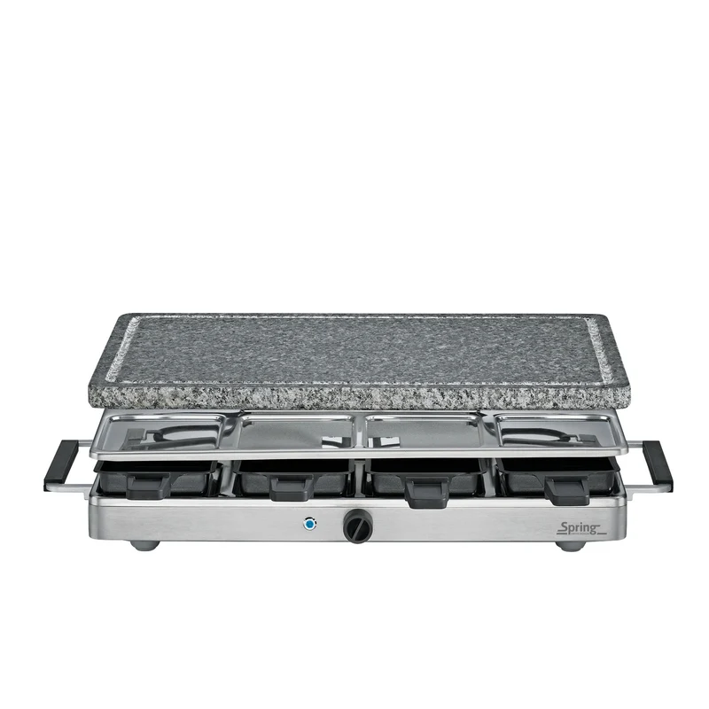 Raclette mit Granitstein