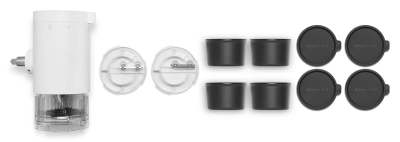 KitchenAid Shave Ice Vorsatz 5KSMSIA inkl Eis- und Sorbet-Rezeptbuch