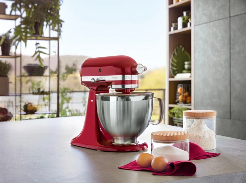 KitchenAid 4,8 L 5KSM185 Artisan Küchenmaschine Icelover Eiszubereiter 5KSMICM