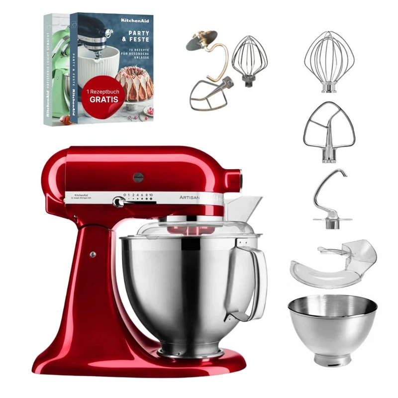 KitchenAid 4,8 L 5KSM185 Artisan Küchenmaschine Tschimmlover TschimmWhip,TschimmHook,TschimmBeat