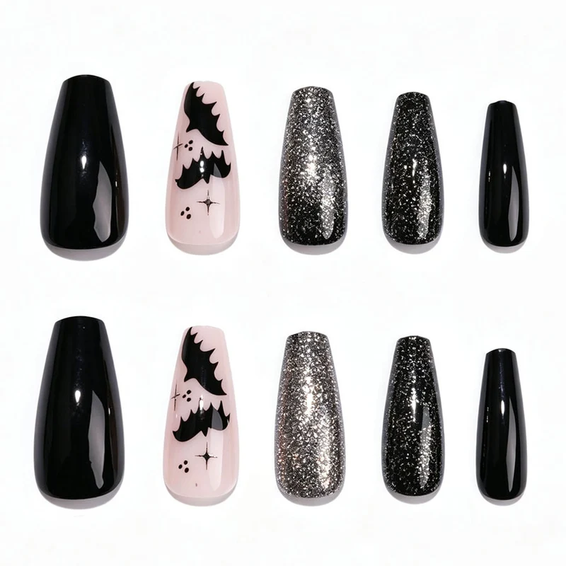 Halloween-Themen Press-On Nagelset Karnz