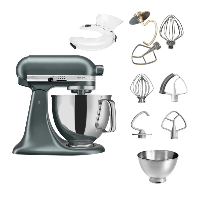 KitchenAid 4,8 L 5KSM175 Artisan Küchenmaschine Tschimmlover mit Tschimmhook Rührelementen