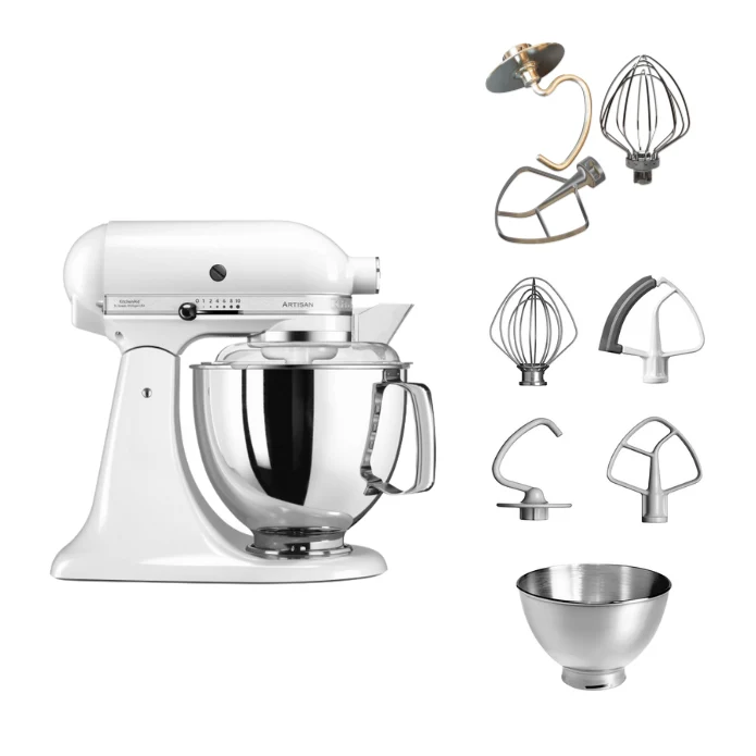 KitchenAid 4,8 L 5KSM175 Artisan Küchenmaschine Tschimmlover mit Tschimmhook Rührelementen