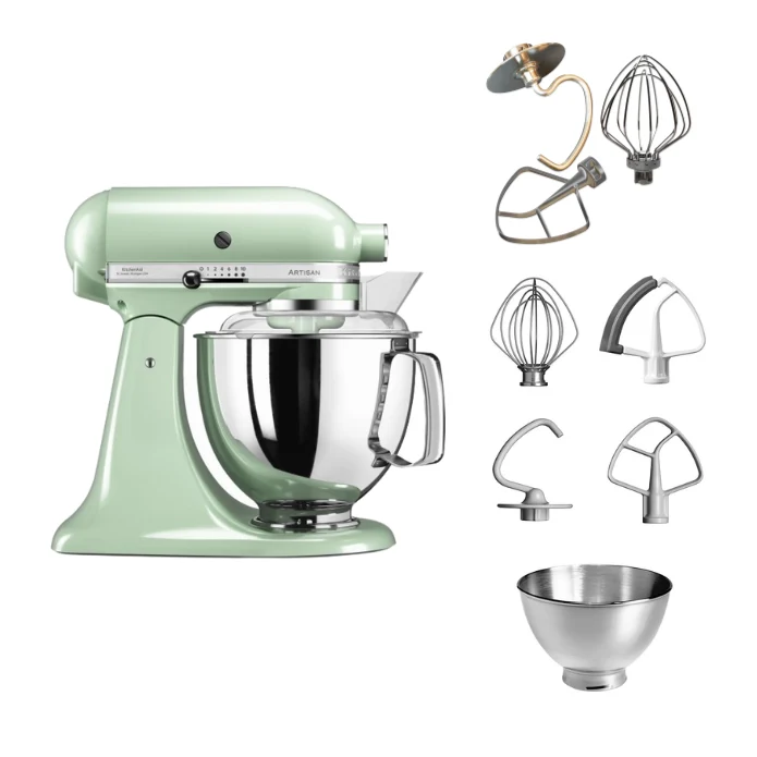 KitchenAid 4,8 L 5KSM175 Artisan Küchenmaschine Tschimmlover mit Tschimmhook Rührelementen