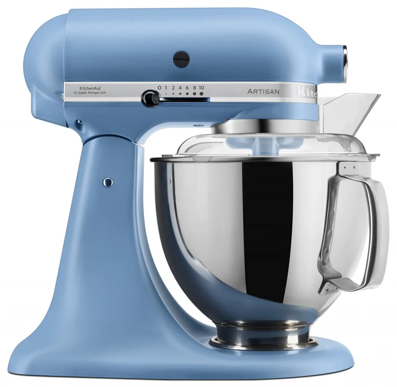 KitchenAid 4,8 L 5KSM175 Artisan Küchenmaschine Allrounderset mit Gemüseschneider+Fleischwolf+Spritzgebäckvorsatz