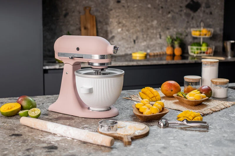KitchenAid 4,8 L 5KSM175 Artisan Küchenmaschine Cookielover mit Fleischwolf+Spritzgebäckvorsatz