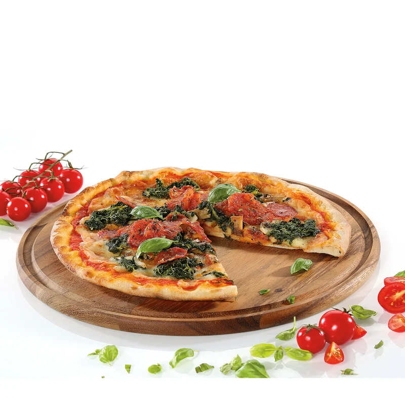 Pizzateller, Akazie Ø 33 cm
