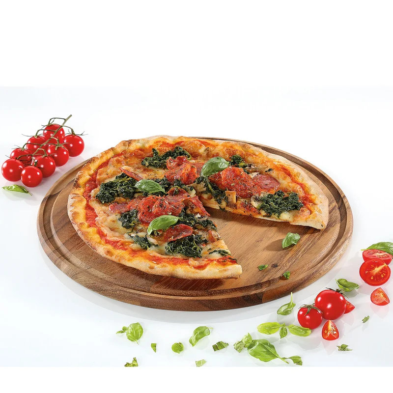 Pizzateller, Akazie Ø 33 cm