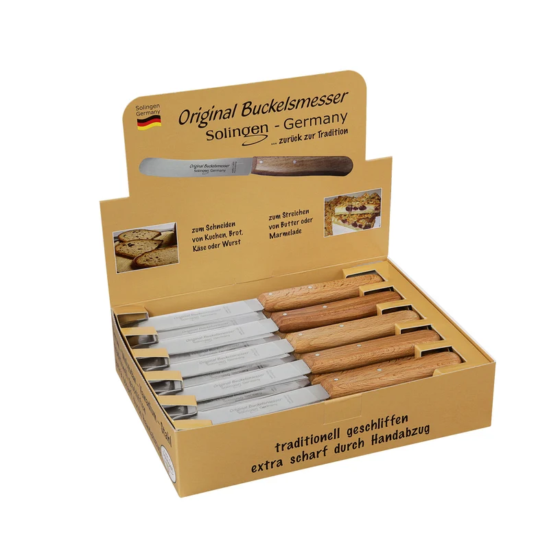 Frühstücksmesser BUCKELS, Buche