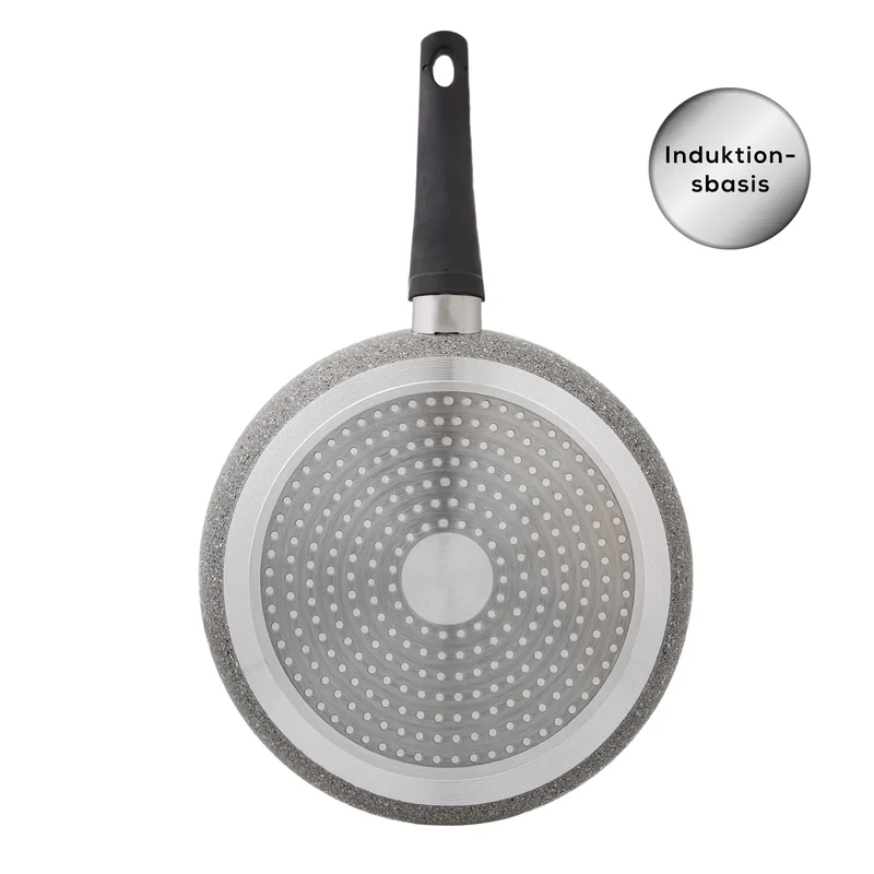 Karaca Biogranit Grau Neu Induktions Topfset, 7-teiliges