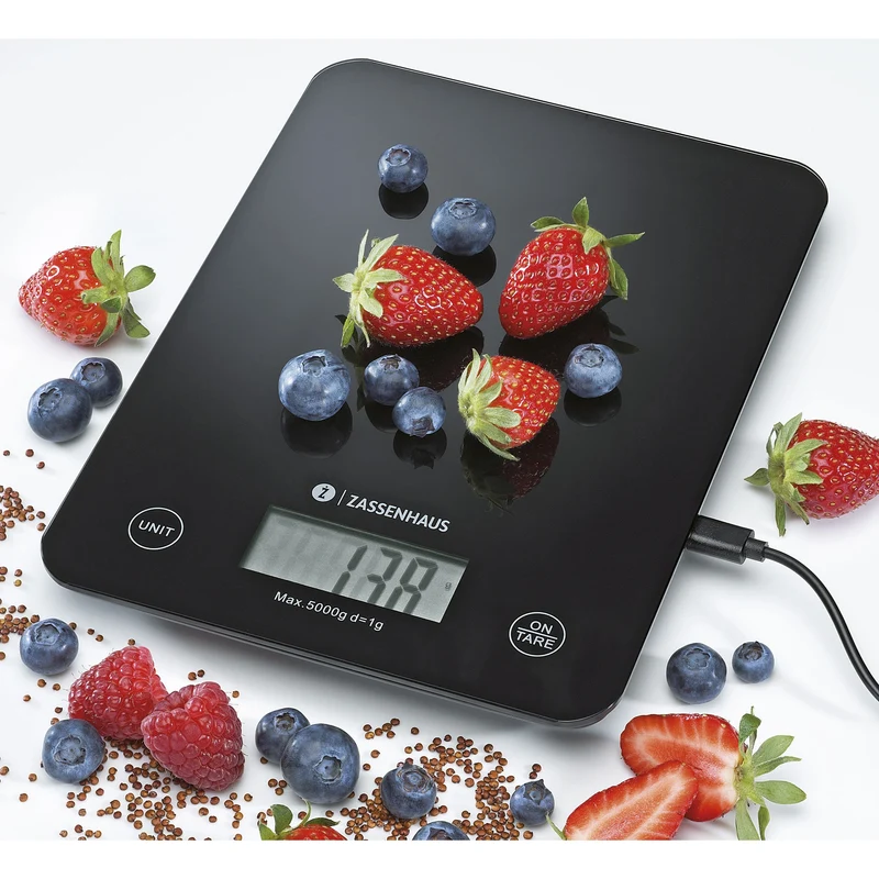 Digitale Küchenwaage BALANCE USB, schwarz