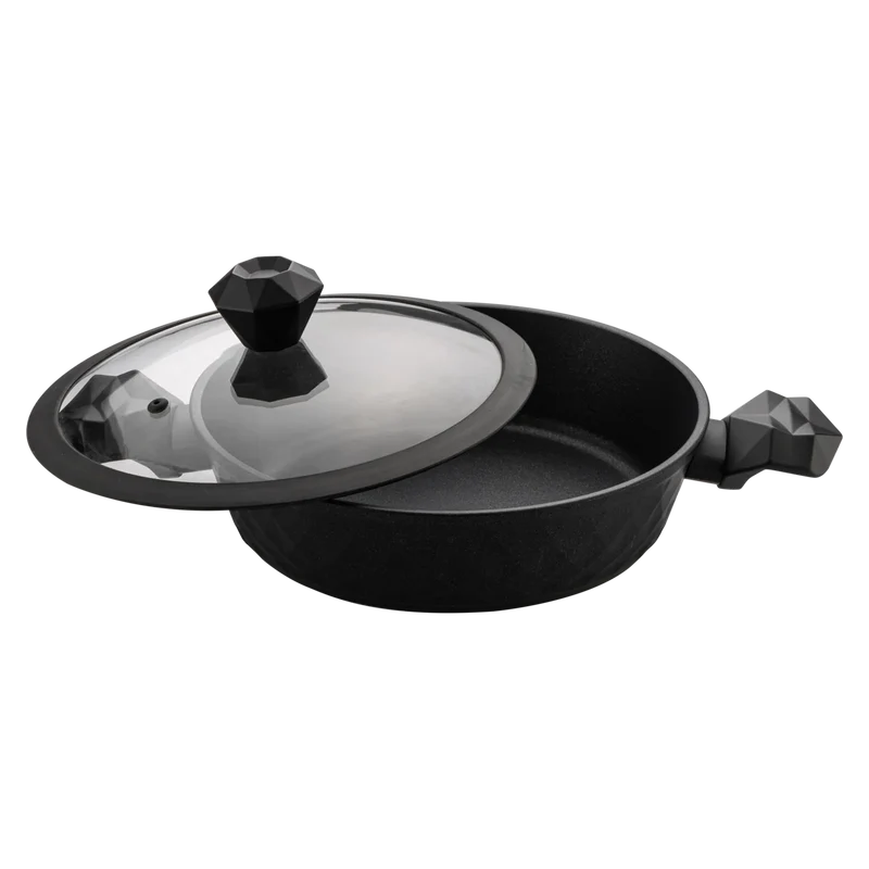 Karaca Bio Diamond Braten Gemüsetopf mit antibakteriellen Griffen und Induktionsboden 26 cm 3.2l