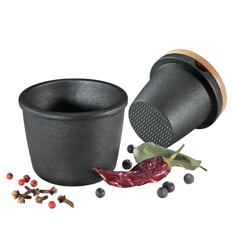 Gewürzreibe, Gusseisen/Buche