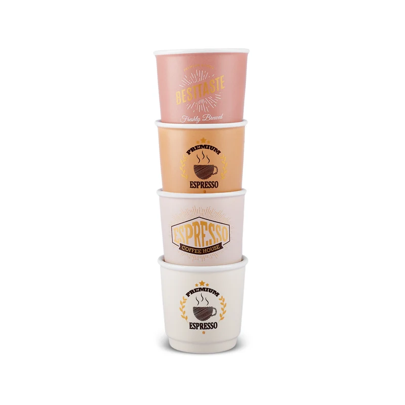 Karaca Monet Soft Espressotassen-Set, 4 Personen, 4-teilig, 90 ml