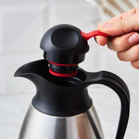 Karaca Clark Teekanne-Thermoskanne, 1,5 L, Inox