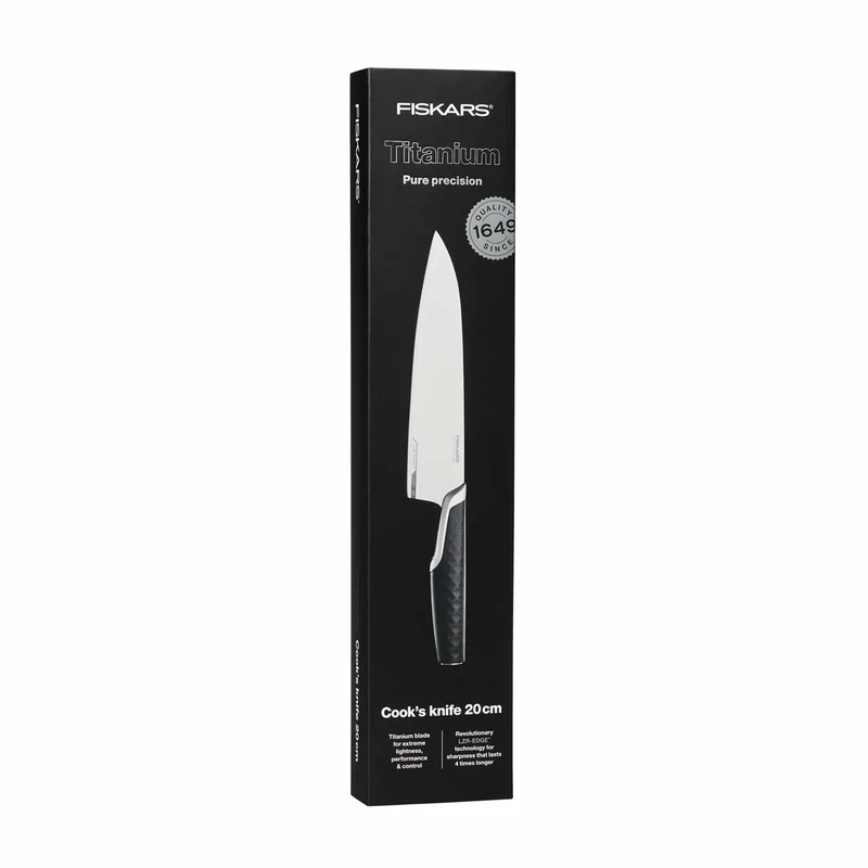 Fiskars Titanium Kochmesser - Klinge 20 cm
