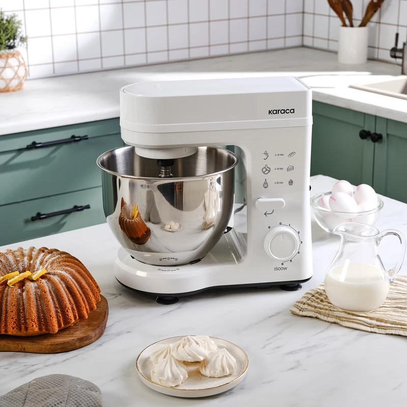 Karaca Maestrochef Stella Küchenmaschine Weiß 1500W 5L