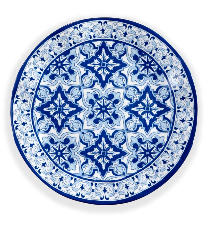 QSQUARED Talavera Blau Teller 20 cm