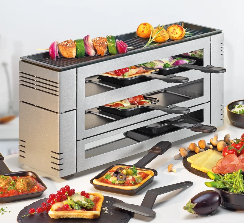 Spring Pizza Raclette 6 silber